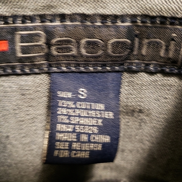 Baccini Snakeskin Print Denim Jacket Deep Blue - Picture 10 of 11